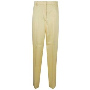 Stella Mccartney Canary Yellow Satin Relaxed Fit Trousers - NWT
